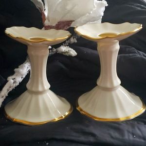 Lenox Set of 2 Taper Candle Stick Holders